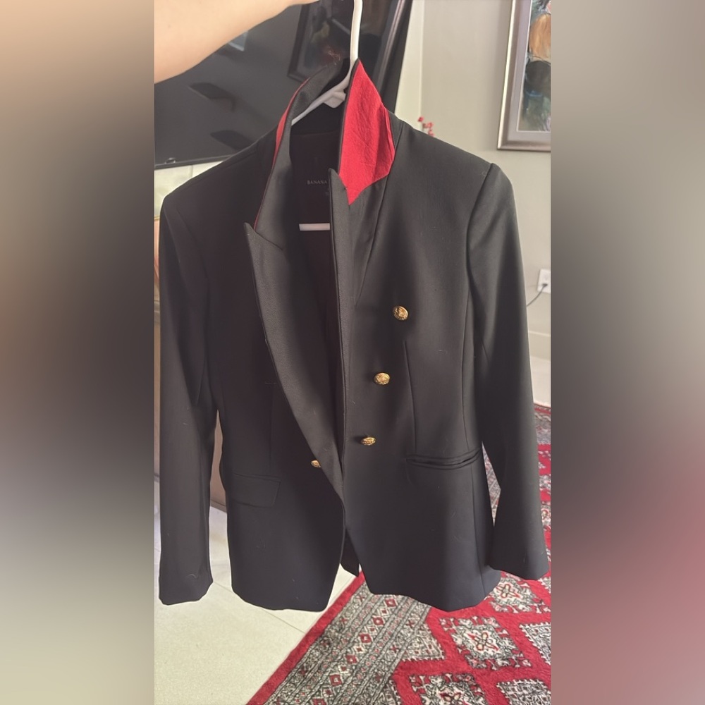 Banana Republic Elegant Black Outerwear